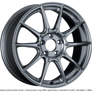 SSR GTX01 17x9 5x100 38mm Offset Dark Silver Wheel