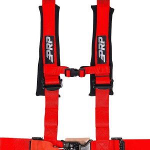 PRP 4.2 Harness with Latch / Link Lap Belt- Red