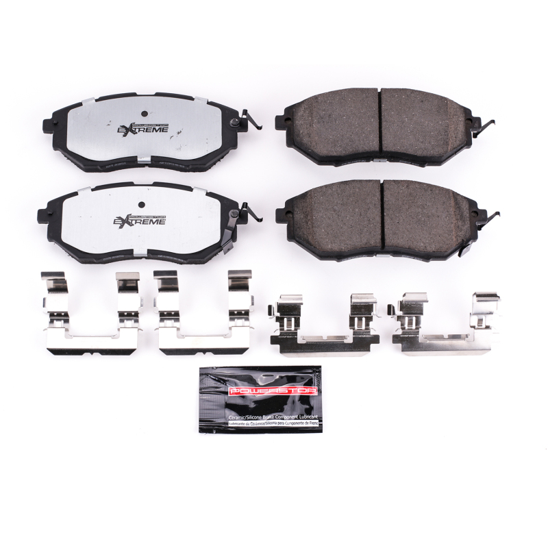 Power Stop 06-07 Subaru B9 Tribeca Front Z26 Extreme Street Brake Pads w/Hardware - Image 3