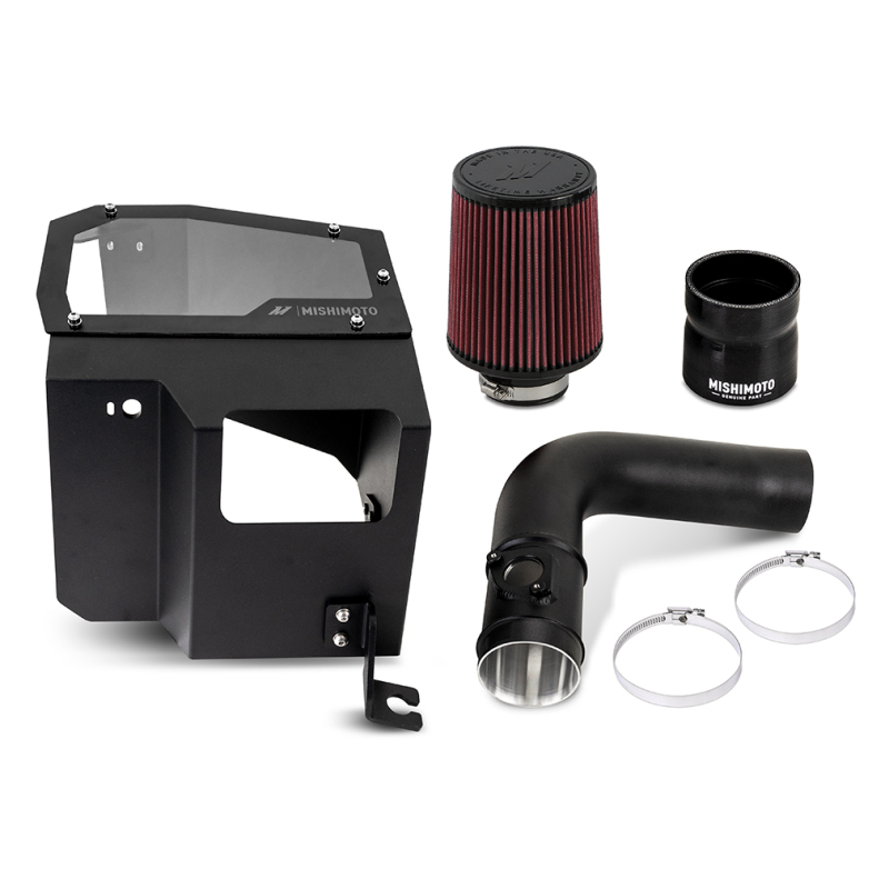Mishimoto 2022+ Subaru WRX Performance Air Intake - Oiled Filter - Micro-Wrinkle Black - Image 2