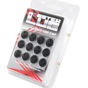 Wheel Mate Monster Lug Nut Caps - Black 14x1.50