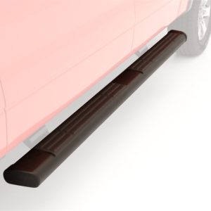 Lund 2019 Chevy Silverado 1500 Crew Cab 6in. Oval Straight Steel Nerf Bars - Black