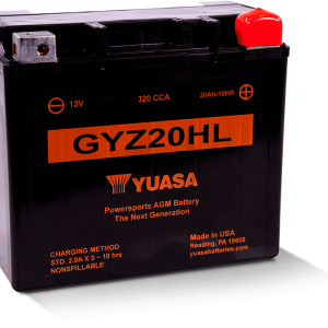 Yuasa GYZ20HL High Performance Maintenance Free AGM 12-Volt Battery