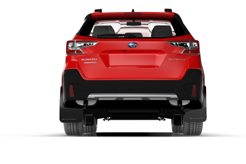 Rally Armor 20-25 Subaru Outback Black UR Mud Flap w/Grey Logo - Image 2