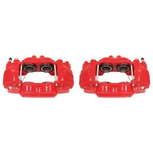 Power Stop 03-09 Toyota 4Runner Front Red Calipers w/o Brackets - Pair