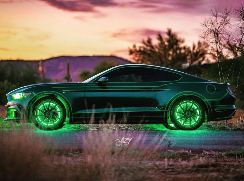 Oracle LED Illuminated Wheel Rings - ColorSHIFT Dynamic - ColorSHIFT - Dynamic - Image 10
