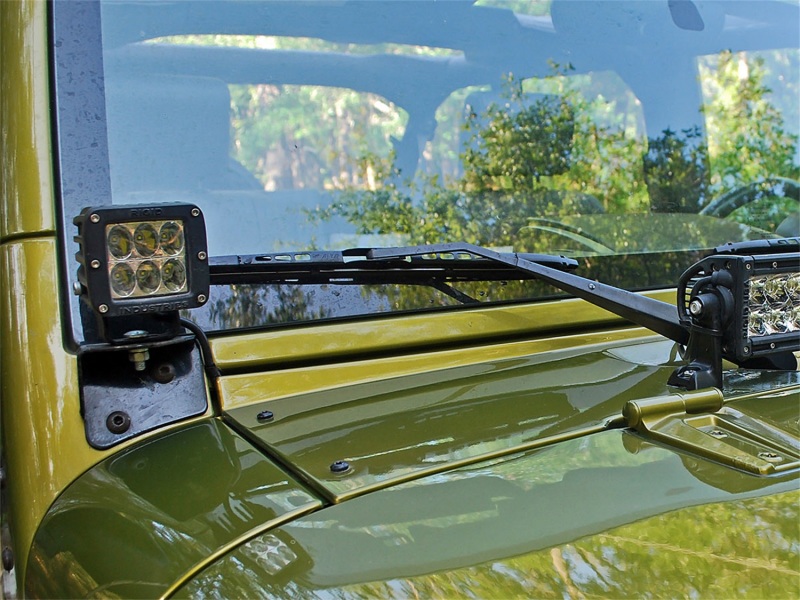 Rigid Industries Jeep JK - A-Pillar Mount Set of 2 - For Dually/D2 set - Image 3