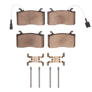 R1 2017-2025 Alfa Romeo Stelvio Front R1 Euro Ceramic Pads & Hardware Kit