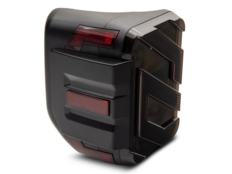 Raxiom 20-23 Jeep Gladiator JT Axial Series LED Tail Lights- Blk Housing (Smoked Lens) - Image 4