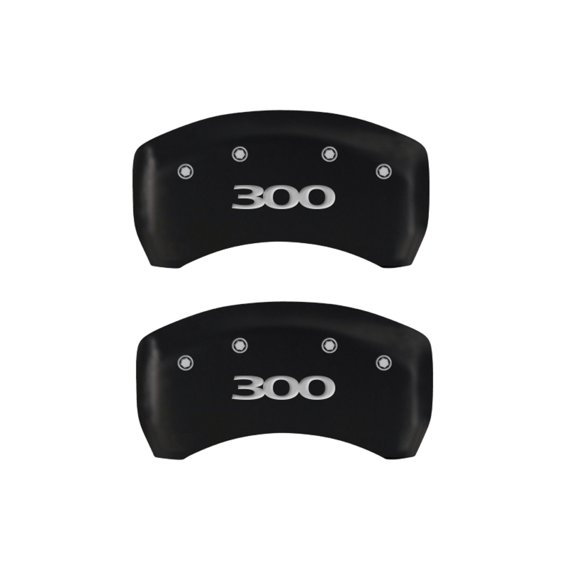 MGP 4 Caliper Covers Engraved Front & Rear 300 Red finish silver ch - Image 6