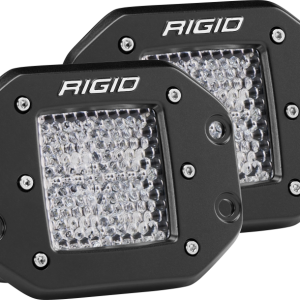 Rigid Industries Dually - Flush Mount - 60 Deg. Lens - Set of 2