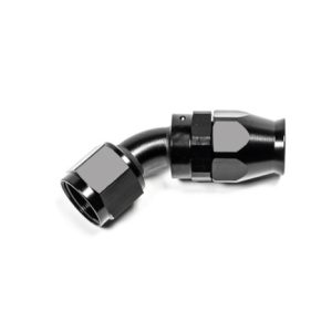 Radium Engineering 10AN Hose End 45 Degree PTFE - BLACK
