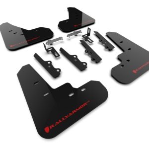 Rally Armor 2025+ Kia K4 Black Mud Flap Red Logo
