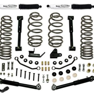 Tuff Country 97-06 Jeep Wrangler TJ 4in Lift Kit EZ-Flex (SX8000 Shocks)
