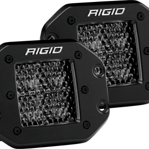 Rigid Industries D Series PRO Midnight Edition - Spot - Diffused - Pair