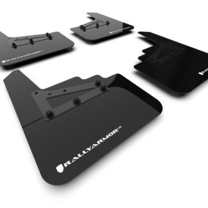 Rally Armor 21-25 Ford F-150 (Excl. Raptor) Black UR Mud Flap w/White Logo
