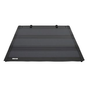 Westin 07-13 Chevy/GMC 1500 5ft.8in. Bed Hard Tri-Fold Tonneau Cover - Black