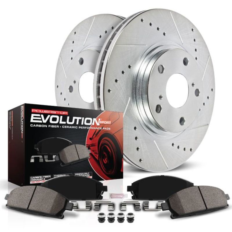 Power Stop 10-12 Lexus HS250h Rear Z23 Evolution Sport Brake Kit - Image 2