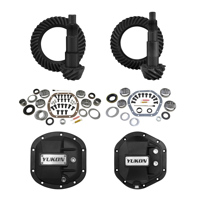Yukon 07-17 Jeep JK (Non Rubicon) Re-Gear Kit w/Covers - Dana 30/44 5.13 24 Spline - Front & Rear - Image 2