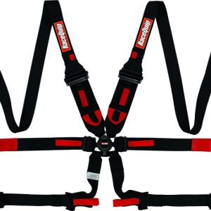 RaceQuip Black FIA CAMLOCK 6pt 2in Pull Down Lap FHR
