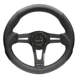 NRG Reinforced Steering Wheel (320mm) w/Carbon Center Spoke