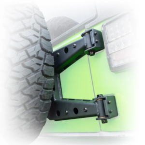 Turn Offroad 2007-2018 Jeep JK Hinge Mount Tire Carrier