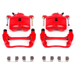 Power Stop 13-15 Acura ILX Front Red Calipers w/Brackets - Pair