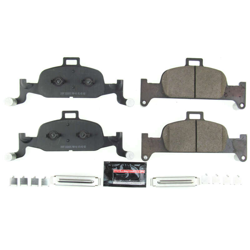 Power Stop 17-18 Audi A4 Front Z23 Evolution Sport Brake Pads w/Hardware - Image 2