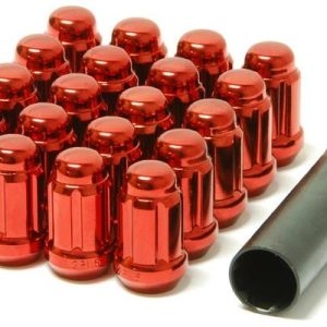Wheel Mate Muteki Closed End Lug Nuts - Red 12x1.25