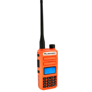 Rugged Radios Rugged GMR2 PLUS - GMRS / FRS Two Way Handheld Radio Safety Orange