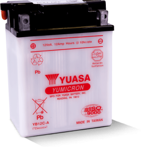 Yuasa YB12C-A Yumicron 12-Volt Battery