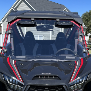 Seizmik 20-23 Kawasaki KRX1000 Teryx Windshield Versa-Vent Hard-Coated