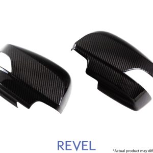 Revel GT Dry Carbon Mirror Covers (Left & Right) 15-18 Subaru WRX/STI - 2 Pieces