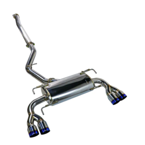 Remark 08-14 Subaru STi GR Hatch Sports Touring Spec - Burnt Quad Tips (Non-Resonated)