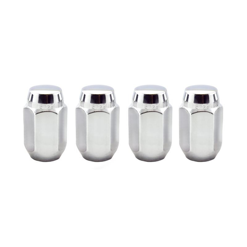 McGard Hex Lug Nut (Cone Seat) M12X1.5 / 13/16 Hex / 1.5in. Length (4-Pack) - Chrome - Image 2