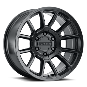 Raceline 950B Gauge 18x9in / 8x180 BP / 18mm Offset / 124.2mm Bore - Satin Black Wheel