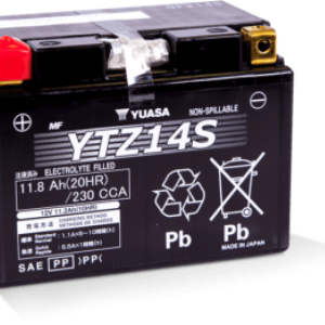 Yuasa YTZ14S Maintenance Free AGM 12-Volt Battery