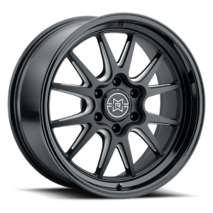 Method Raised MR802 20x9 / 8x180 BP / -12mm Offset / 124.1mm Bore - Double Black Milled Wheel