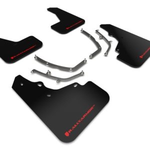 Rally Armor 19-26 Mazda3 Hatchback Black UR Mud Flap w/Red Logo