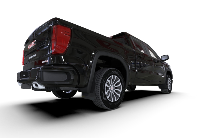 Rally Armor 19-25 GMC Sierra 1500 AT4 Black UR Mud Flap w/ Red Logo - Image 4