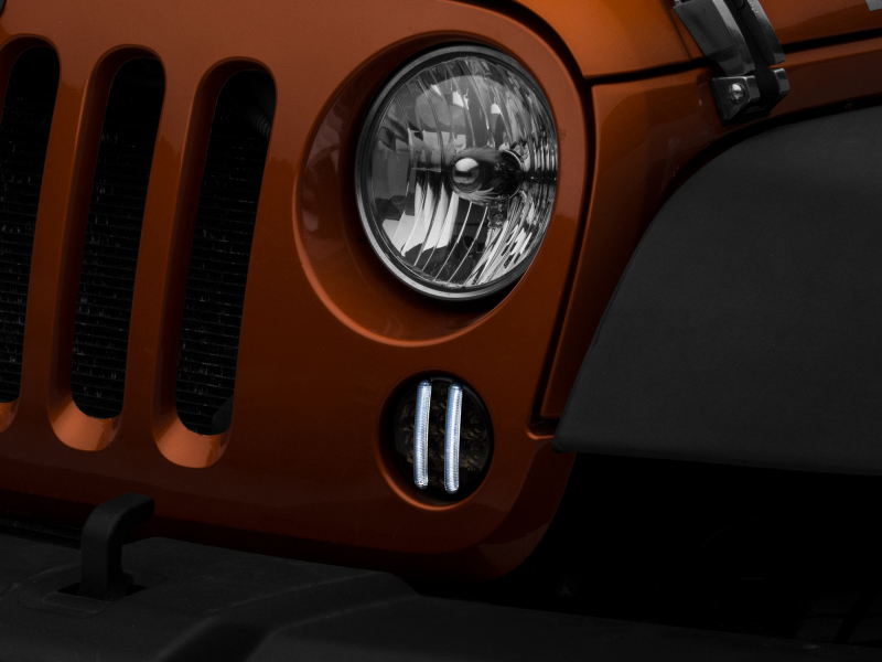 Raxiom 07-18 Jeep Wrangler JK Axial Series LED Front Turn Signals (Smoked) - Image 10