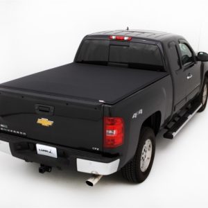 Lund 07-13 Chevy Silverado 1500 (6.5ft. Bed) Genesis Elite Tri-Fold Tonneau Cover - Black