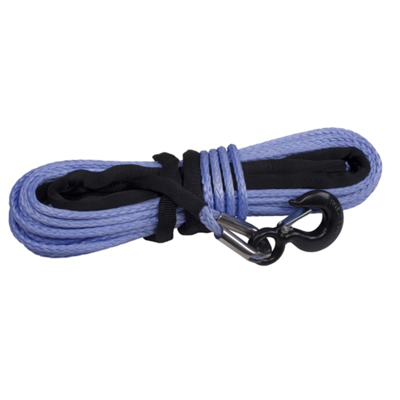 Rugged Ridge Synthetic Winch Line Blue 3/8in x 94 feet - Image 2