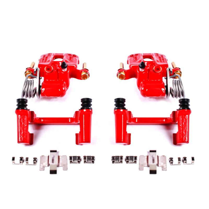 Power Stop 94-04 Ford Mustang Rear Red Calipers w/Brackets - Pair - Image 7