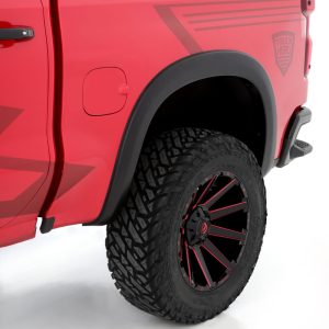 Lund 19-21 Chevy Silverado 1500 SX-Sport Smooth Elite Series Rear Fender Flares - Black (2 Pc.)
