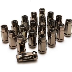 Wheel Mate WM14R 14x1.50 Lug Nuts Titanium Chrome 20 PCS