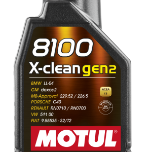 Motul 1L Synthetic Engine Oil 8100 X-CLEAN Gen 2 5W40