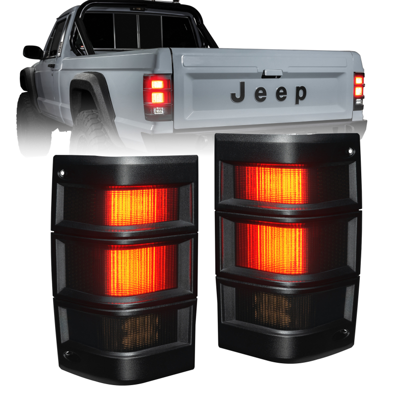 ORACLE Lighting Jeep Comanche MJ LED Tail Lights - Tinted Lens - Image 5