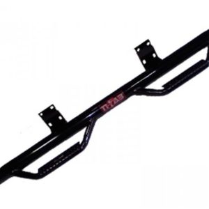 N-Fab Nerf Step 14-17 Chevy-GMC 1500 Crew Cab - Gloss Black - Cab Length - 3in