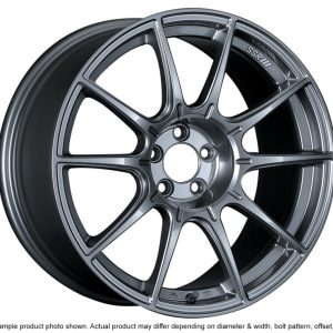 SSR GTX01 19x10.5 5x114.3 22mm Offset Dark Silver Wheel Evo X / G35 / 350z / 370z